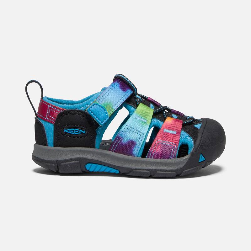 Keen Newport H2 Baby Sandalen Kinder DE-74562 Rainbow Tie Dye - Keen Kinderschuhe Bunt